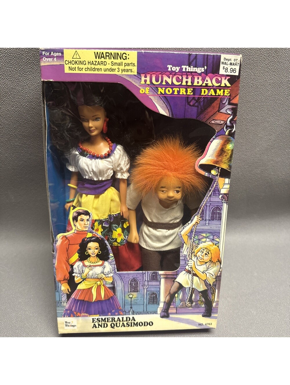 Toy Things Hunchback of Notre Dame Esmeralda & Quasimodo Doll Figure NEW 4763